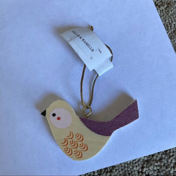 Bundle of 4 European Glass, Metal and Wood Handmade Christmas Ornaments - Picture 8 of 13